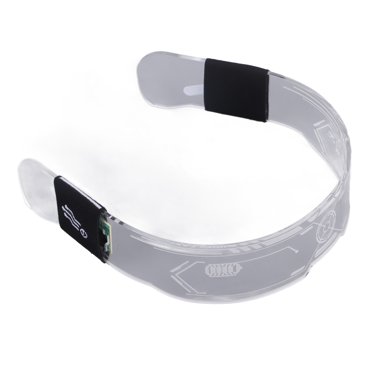 Colorful LED Glasses, 4 Blinking Modes, 7 Adjustable Colors, Futuristic Electronic Glasses for Party Bar Music Festival