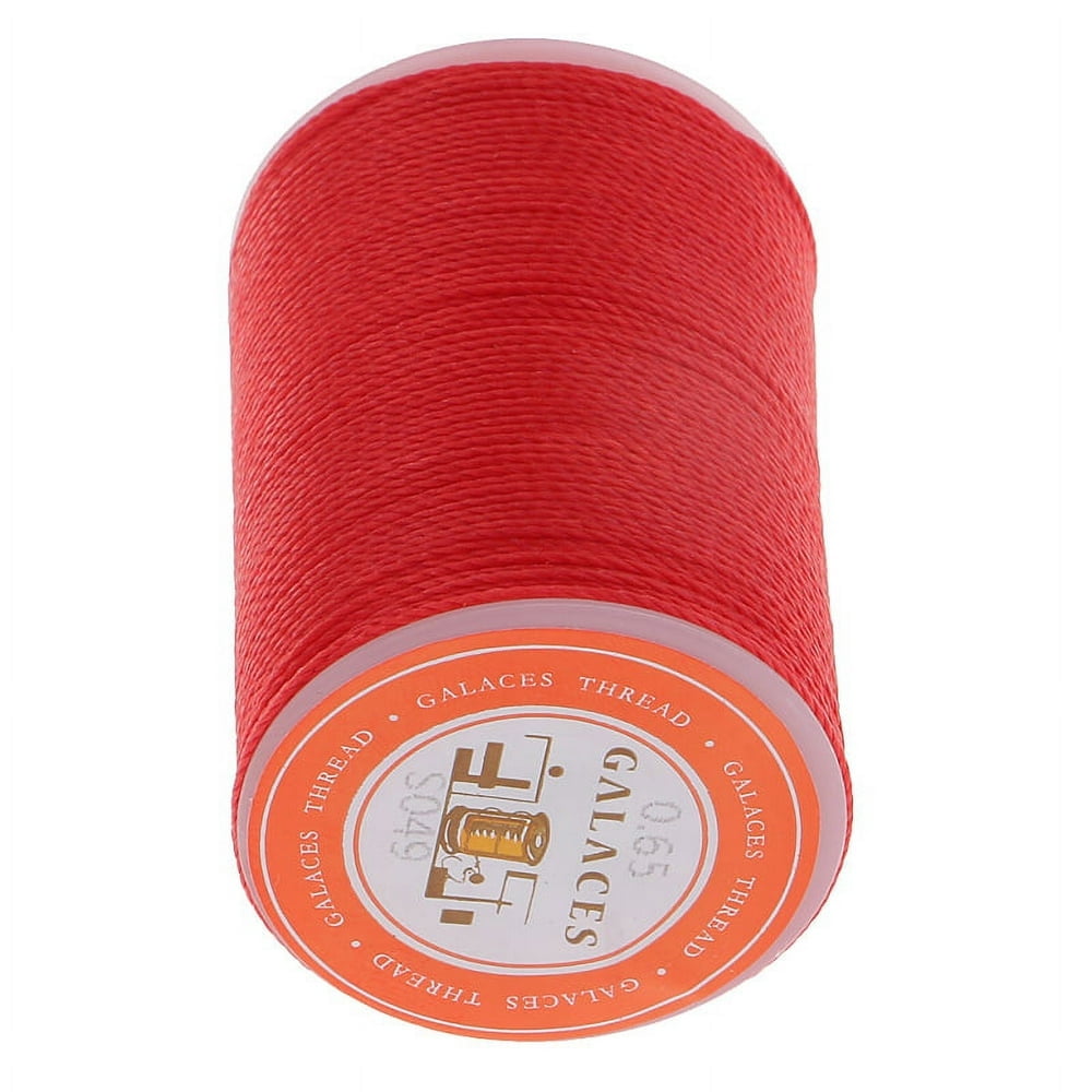 Waxed Polyester Sewing Thread Heavy Duty for Upholstery Outdoor Equipment Sewing - Black