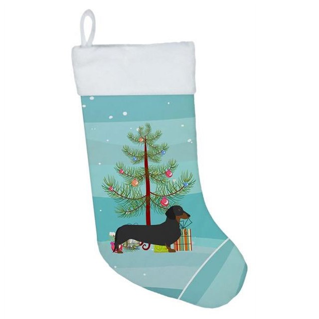 Carolines Treasures BB2900CS Dachshund Merry Christmas Tree Christmas Stocking