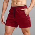 thumbnail image 2 of Men's Running Shorts with Zipper Pockets Gym Athletic Workout 5" Shorts for Men, 2 of 5