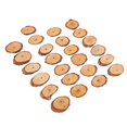 thumbnail image 4 of 25Pcs Pine Oval Piece oblique DIY Home Painting Hand Made Festive Decoration Craft, 4 of 8