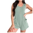 thumbnail image 1 of Timegard Shorts for Women 2pc Plus Size Elastic Waist Loose Soft Pajamas Shorts Homewear Solid Color, 1 of 6