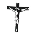 thumbnail image 3 of DOLITY Crucifix Statue Jesus Wall Hanging Cross for Baptism Decor Home Thanksgiving Black, 3 of 9