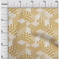 thumbnail image 2 of oneOone Cotton Flex Yellow Fabric Geometrical Mix Sewing Material Print Fabric By The Yard 40 Inch Wide, 2 of 4