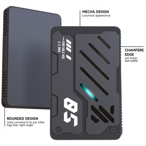 2.5-Inch Portable External USB3.0 HDD RGB Storage Disk Portable USB3.0 Hard Drive Expansion Storage for PC Laptop 1TB