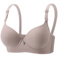 thumbnail image 2 of Kyusrd Plus Size Supportive Bra For Women'S Full Coverage Bra Adjustable Shoulder Straps Bra Soild Color Everyday Bra, 2 of 8