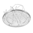 thumbnail image 3 of 4 Slice Camping Bread Toast Tray Gas Stoves Cooker BBQ Camping Toaster Rack, 3 of 7