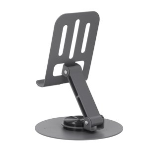 Support de téléphone cellulaire rotatif, acier au carbone 360 Degree Rotating Phone Stand Compatible pour Office