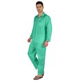thumbnail image 3 of Inkmeso Men's Cotton PJs Solid Sleepwear Lounge Wear Top & Bottom Pajama Set, 3 of 7