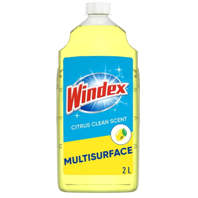 Windex Recharge Désinfectante Antibactérienne Multisurface, 2L
