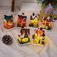 thumbnail image 4 of PENGXIANG Christmas Village LED Lighted Christmas Village Houses with Figurines  Christmas Village Collection Indoor Room Decor - Collectible Buildings, 4 of 14