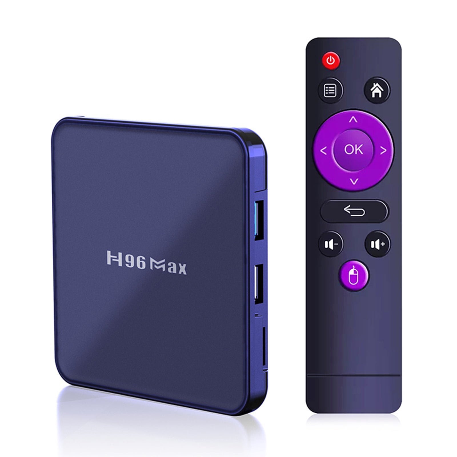 Mistaha H96 Max V12 Android 12.0 TV Box RK3318 Quad-Core CPU 4GB+64GB Dual-band WiFi BT4.0 4K Media Player - Transform Your TV into a Smart Multimedia Center!