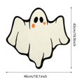 thumbnail image 4 of Halloween Carpet Cozy Sheepskin Bathroom Rug Non Water Absorption Soft Family Goblin Themed Floor Mat, 4 of 6
