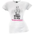 thumbnail image 1 of Lady Gaga is my Valentine Juniors T-Shirt, 1 of 1