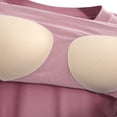 thumbnail image 4 of Timegard Chemises de Nuit pour Femmes à Manches Courtes, Col Ras du Cou, Robe de Nuit Décontractée avec Soutien-Gorge Intégré, 4 of 9