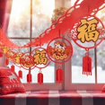 thumbnail image 3 of 2021 New Year Banner Festive Hanging Banner Cartoon Banner for Spring Festival, 3 of 7