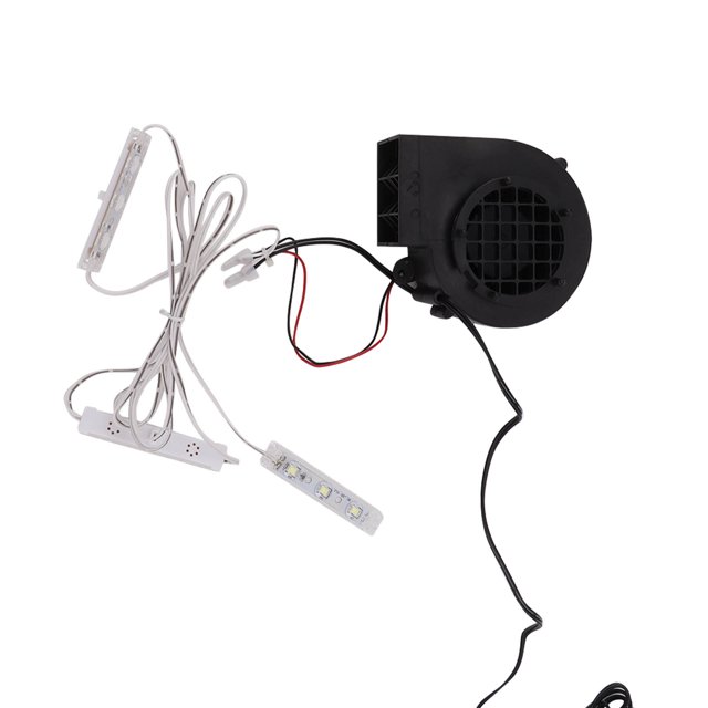 Inflatables Air Blower, Pump Fan Commercial Inflatable Bouncer Blower With 2.8m Power Cable, 3 Light Strip, House Blower Fan For Stage Props, Parties, Restaurants