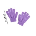thumbnail image 3 of Meitianfacai Winter Warm Solid Color Knitted Kids Gloves Split Finger Gloves, 3 of 9