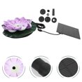thumbnail image 3 of 1 Set Lotus Solar Fountain Outdoor Waterscape Fountain Pond Floating Fountain, 3 of 8