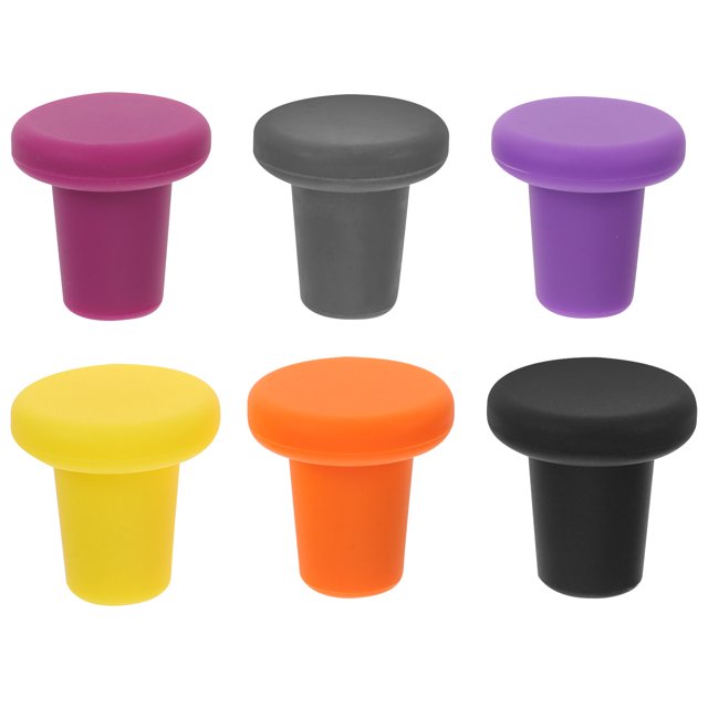 Shisuyan 6Pcs Replacement Bottle Cap Black Airtight Seal for Home Use