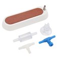 thumbnail image 2 of Fish Tank Air Refiner Aquarium Air Stone Disc Bubble Diffuser with Air Pump AccessoriesS White, 2 of 9