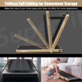 thumbnail image 3 of YOYO 2 in 1 Folding Treadmill, 2.25HP Under Desk Electric Treadmill, Installation-Free with Bluetooth Speaker, Remote Control and LED Display, Walking Jogging for Home Office Use, 3 of 8