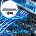 thumbnail image 5 of KAKOWELY Panneau de Patch Réseau Ethernet 24 Ports, 19.09x"X1.77"X3.35 Pouces, 5 of 5