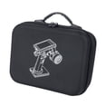 thumbnail image 2 of Bunblic RC Transmitter Carrying Bag Protector Smooth Zipper Sturdy Dustproof with Handle Long Trips Remote Controller Storage Case black, 2 of 8