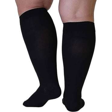 Pairs Of Wide Calf Compression Socks, Male And Female Compression Socks, 20-30mmhg, Daily Support Socks 6xl