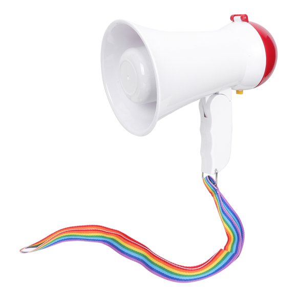 Haut-parleur Mégaphone Créatif en Plastique Amplificateur Vocal pour Jouets de Parole Couleurs Assorties