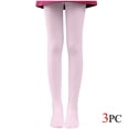 thumbnail image 1 of Levmjia Bas pour Femmes Collants Lot de 3 Spandex Confort Extensible Sans Accroc Résistants à la Course Collants de Danse de Tous les Jours Invisibles Sans Coutures Nude Noir Gris Mélange Multicolore, 1 of 6