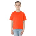 thumbnail image 1 of Jerzees T-Shirt à Col Rond à Manches Courtes Youth DRI-POWER Active, L, Orange Brûlé, 1 of 1