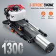 thumbnail image 4 of VEVOR 52cc Gas-Powered T Post Driver 2-Stroke Fence Piling Pounder w/ 3 Head, 4 of 9
