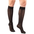 thumbnail image 1 of Truform Sheer Knee High Stockings, Dot Pattern: 15 - 20 mmHg, Black, Small, 1 of 7