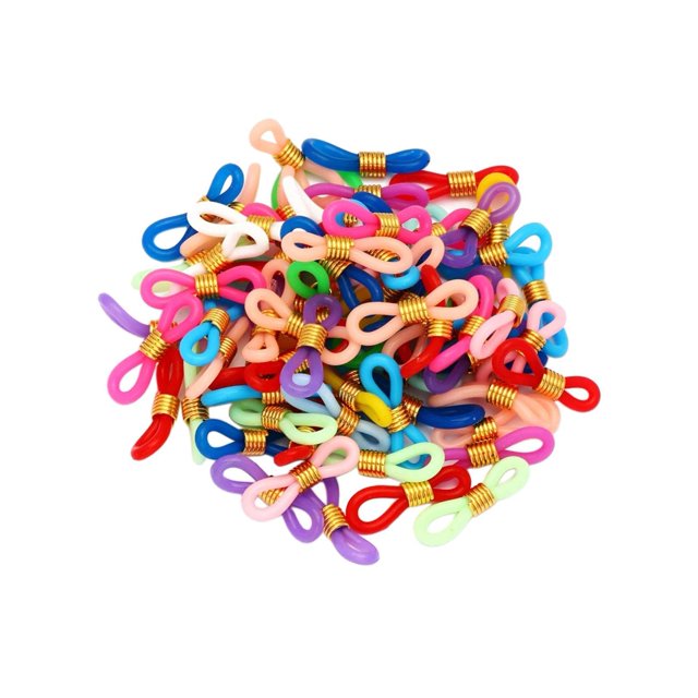 maskred Chaîne Porte-Lunettes à la Mode 50 Pcs Support Boucle Type C 50 Pcs 1Set