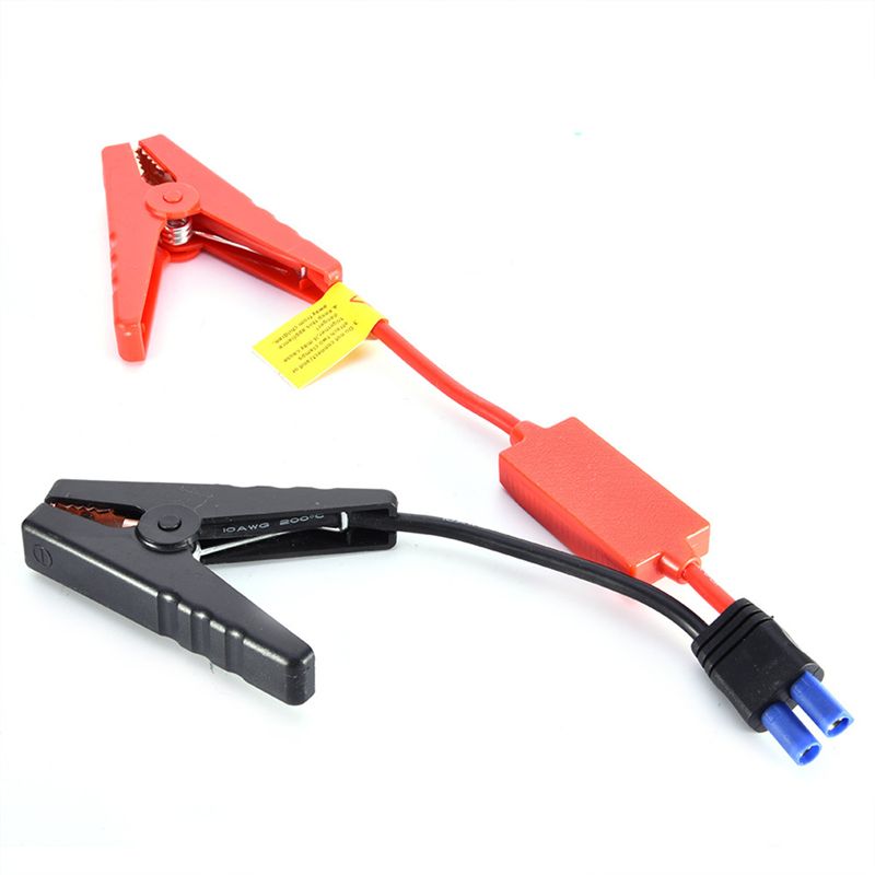 With EC5 Plug Connector Emergency Battery Jump Cable Alligator Clamps Clip for Car Jump Starter Alligator Clip Jumper,1 x Jump Starter Cable
