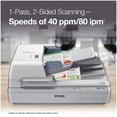thumbnail image 2 of Epson Canada Inc Epson Workforce DS-60000 Large Format Sheet-Fed Colour Document Scanner with 200 Page Auto Document Feeder (ADF) and Duplex (B11B204221), 2 of 5