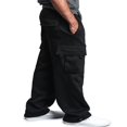 thumbnail image 2 of Men‘s Casual Gym Cargo Combat Straight Loose Jogger Sweat Track Pants, 2 of 4