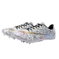 thumbnail image 1 of relayinert Stylish Racing Jumping Sprint Sneakers With Cushioned Comfort Non-slip Track And Field Spikes Shoes white 40, 1 of 6