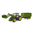 thumbnail image 1 of John Deere 7R 350 avec Chargeur Frontal et Remorque Basculante, 1 of 3