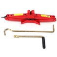 thumbnail image 1 of Scissor Jack Professional Car Trunk Tire Iron Handle Lifting Tool Red for Outdoors2T, 1 of 11