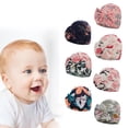 thumbnail image 4 of Bonnet Bébé Confortable Protège-Peau Nœud Papillon Turban Bonnet Bébé pour Usage Quotidien, 4 of 10