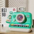 thumbnail image 1 of Jouets d'Instruments de Musique Piano pour Bébé, Jouets Interactifs Lumineux à Thème Appareil Photo pour Tout-Petits 1-3 Ans, Activité Ventre et Nourrisson, 1 of 8