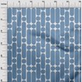 thumbnail image 3 of oneOone Cotton Poplin Light Blue Fabric Geometric Craft Projects Decor Fabric Printed By The Yard 42 Inch Wide, 3 of 4