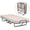 Beige, variant on Giantex Rollaway Folding Bed w/Mattress for Adults, 79x38 Inch Twin Guest Bed w/Sturdy Metal Frame, Memory Foam Mattress, Sleeper Bed Cot Size 440LBS, Made in Italy (Navy)