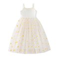 thumbnail image 1 of WEAIXIMIUNG Robes pour Filles Taille 6-7 Jupe pour Filles Enfants Été Mode Petit Imprimé Robe Bouffante Robe de Plage pour Enfants, 1 of 4