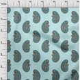 thumbnail image 2 of oneOone Cotton Poplin Fabric Paisley Block Print Fabric BTY 56 Inch Wide, 2 of 4