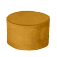 thumbnail image 2 of Housse de Coussins de Sol Ottomane Décorative Pouf Ottoman Rond Indien Extérieur Assise Repose-Pieds Bohème Enfants Jaune, 2 of 8