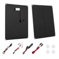 thumbnail image 1 of VEVOR 30W 12V Solar Panel Battery Charger, Solar Battery Trickle Charger Maintainer with Built-in Smart Controller & 3 Connection Cables, IP67 Waterproof Portable for RV Car Motorcycle Boat Van Camper, 1 of 9