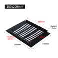 thumbnail image 1 of 150mm Aluminium Rectangular Cabinet Wardrobe Air Vent Grille Ventilation-Cover, 1 of 1